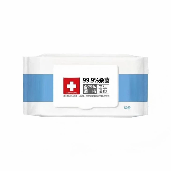 Portable Antibacterial Wet Wipes With Resealable Lid